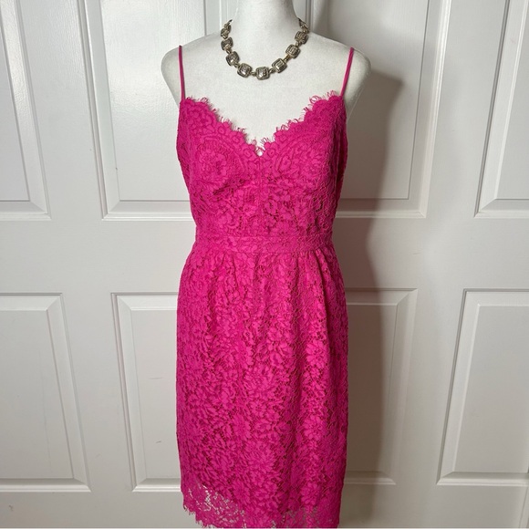 J. Crew Lace Spaghetti Strap Dress - Picture 2 of 8